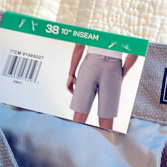 HANG TEN Men's Hybrid Grey Stretch Quick Dry Shorts 38 waist NWT - Picture 5 of 8